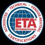 ETA International — Accredited Technical Vendor-Neutral Certifications badge